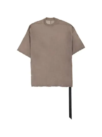 Rick Owens DRKSHDW short-sleeve raw-hem T-shirt - Neutrals
