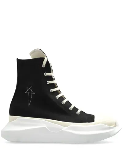 Rick Owens DRKSHDW star-embroidered sneakers - Black