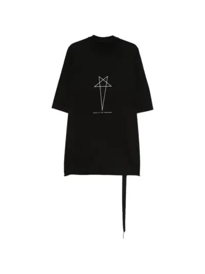 Rick Owens DRKSHDW star-print crew-neck T-shirt - Black