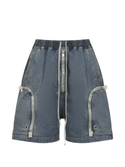 Rick Owens DRKSHDW zip-fastening pocket shorts - Blue