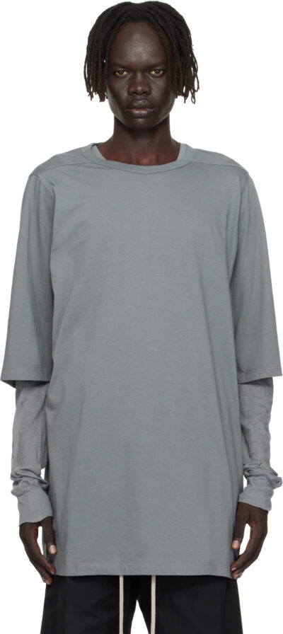 Rick Owens Gray Concordians Jumbo T-shirt