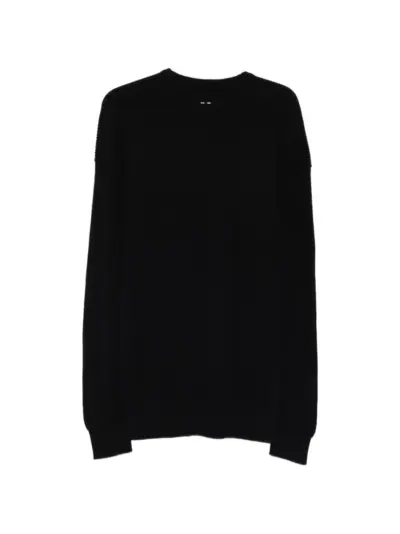 Rick Owens Jumbo Ls crew-neck sweater - Black
