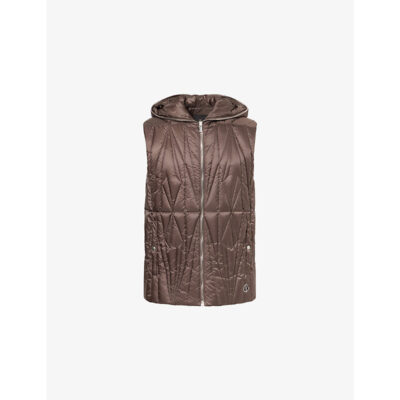 Rick Owens Mens Rick Owens X Moncler Moncler x Rick Owens Geocamo Quilted Shell-Down Flight Vest