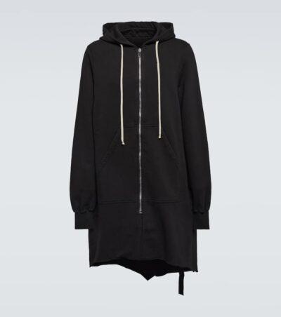 Rick Owens Oversized cotton jersey hoodie
