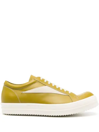 Rick Owens Vintage low-top leather sneakers - Green