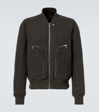 Rick Owens Virgin wool bomber jacket