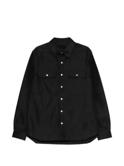 Rick Owens button chest-pocket jacket - Black