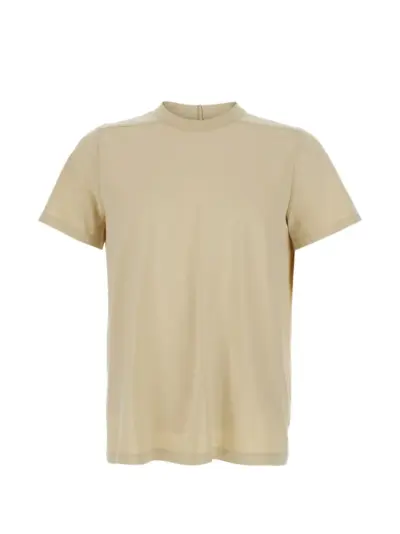 Rick Owens crew-neck stitched T-shirt - Neutrals