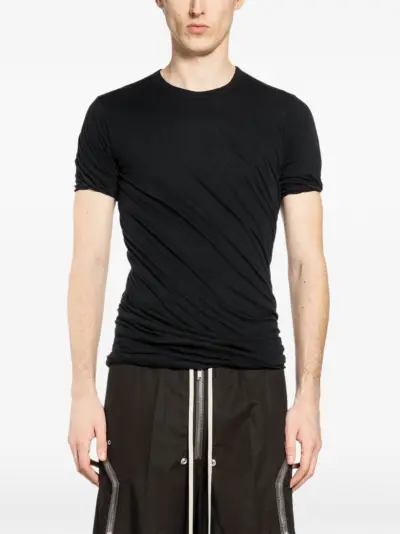 Rick Owens double SS T-shirt - Black