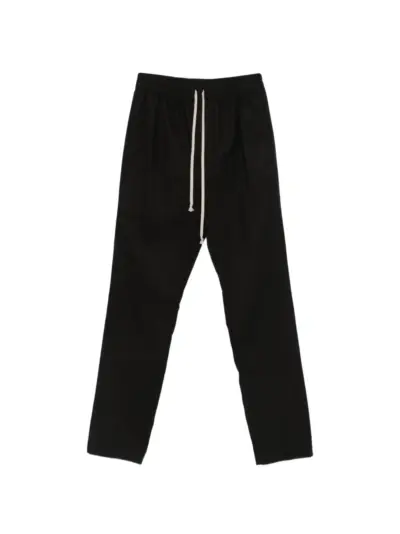 Rick Owens drawstring track pants - Black