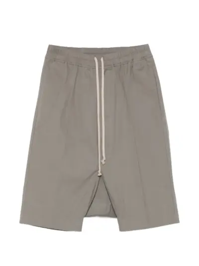 Rick Owens drop crotch pods shorts - Grey