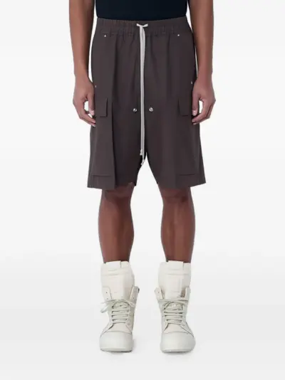 Rick Owens elasticated cargo shorts - Grey