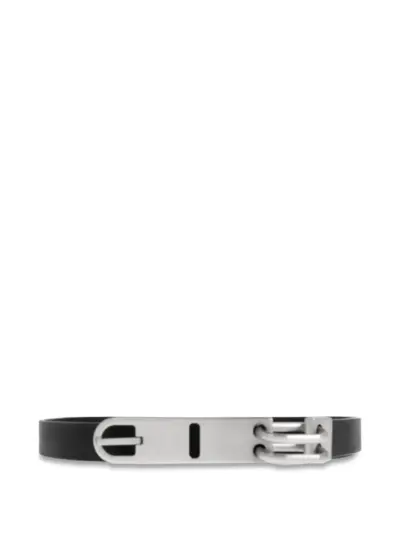 Rick Owens leather buckle belt - Black
