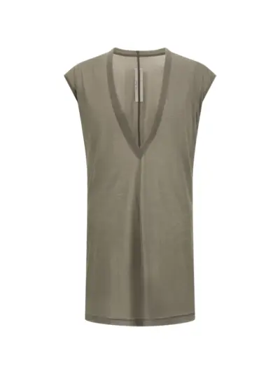 Rick Owens light V-neck T-shirt - Green
