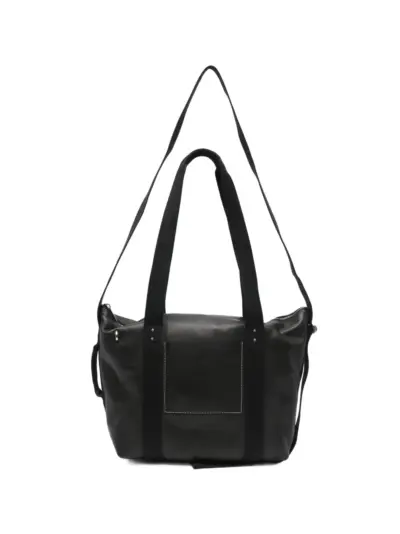 Rick Owens logo-embossed tote bag - Black