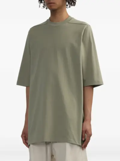 Rick Owens seam detail T-shirt - Green