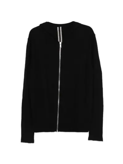 Rick Owens zip-up hoodie - Black