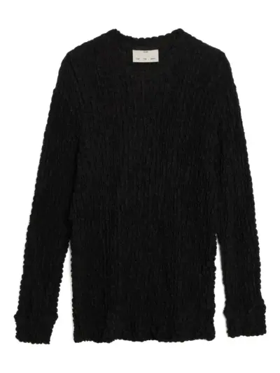 Song For The Mute long-sleeve textured T-shirt - Black