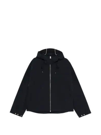 Ten C zip-up hooded jacket - Blue