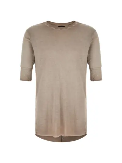 Thom Krom 940 raw-cut T-shirt - Green