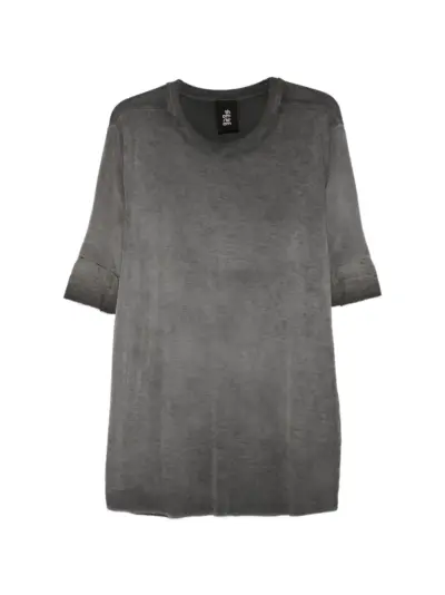 Thom Krom 940 raw-cut double-layer T-shirt - Grey