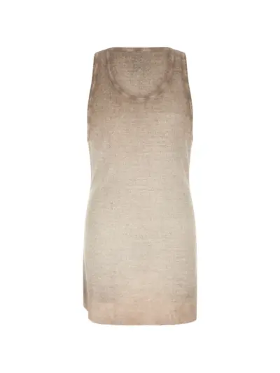 Thom Krom 947 ribbed tank top - Grey