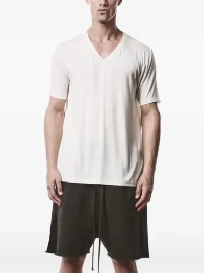 Thom Krom V-neck T-shirt - Neutrals