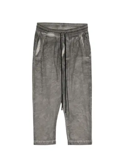 Thom Krom cotton cropped trousers - Grey