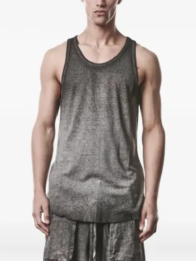 Thom Krom faded-effect tank top - Grey