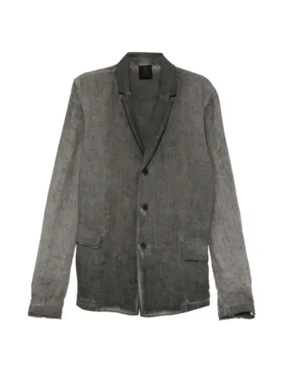 Thom Krom linen button-up jacket - Grey