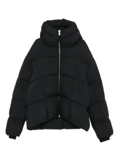 Thom Krom quilted hooded jacket - Black