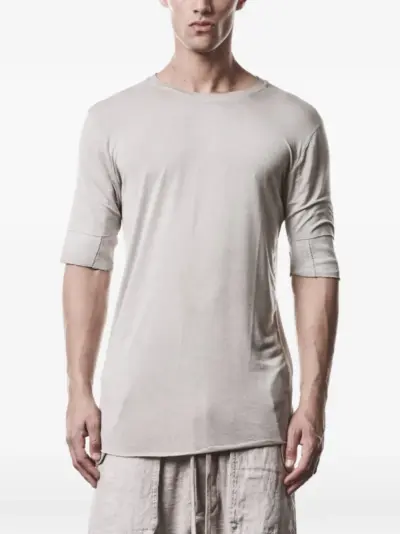 Thom Krom seam-detail T-shirt - Neutrals