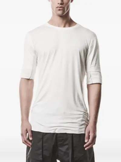 Thom Krom worked stitching T-shirt - Neutrals