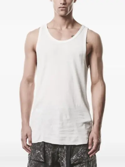 Thom Krom worked vest - White