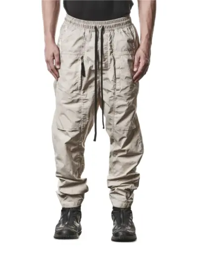 Thom Krom zip-pocket drawstring-waist trousers - Neutrals