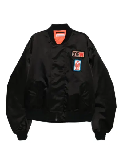 Walter Van Beirendonck Beep Beep bomber jacket - Black