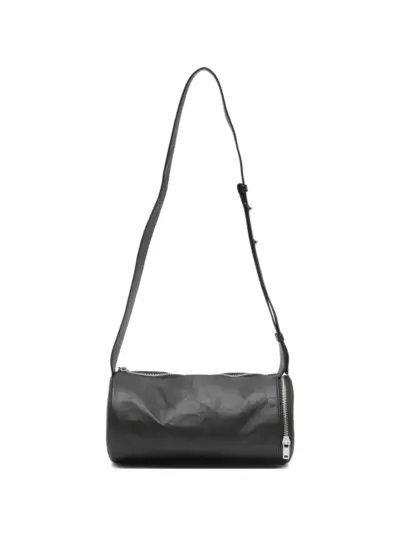 Y-3 Barrel zip-cylinder messenger bag - Black