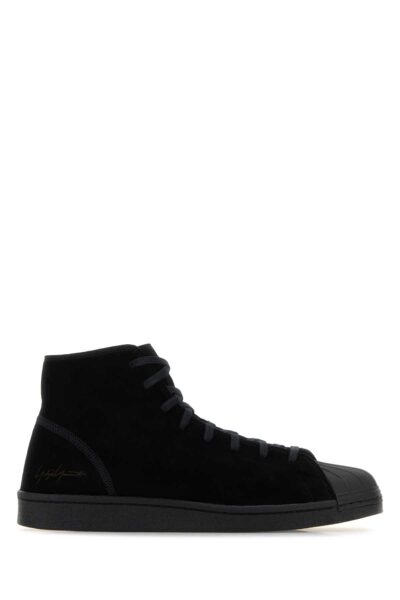 Y-3 Black Suede Kuro Pro Model Sneakers