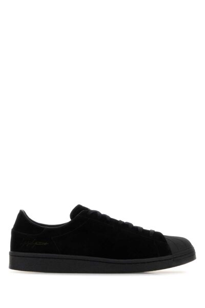 Y-3 Black Suede Kuro Superstar Sneakers