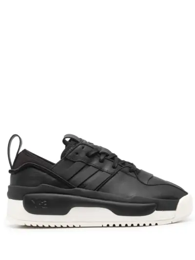 Y-3 Rivalry low-top leather sneakers - Black