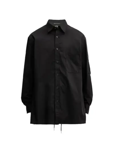 Y-3 buttoned pocket shirt - Black