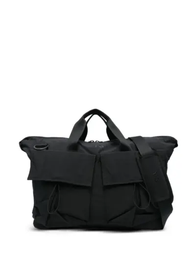 Y-3 flap-pocket tote bag - Black