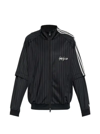 Y-3 pinstripe track jacket - Black