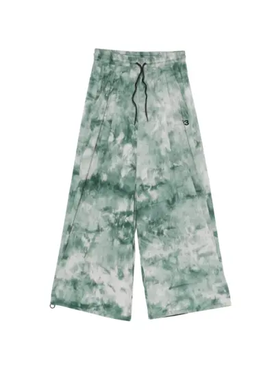 Y-3 tie-dye trousers - Green