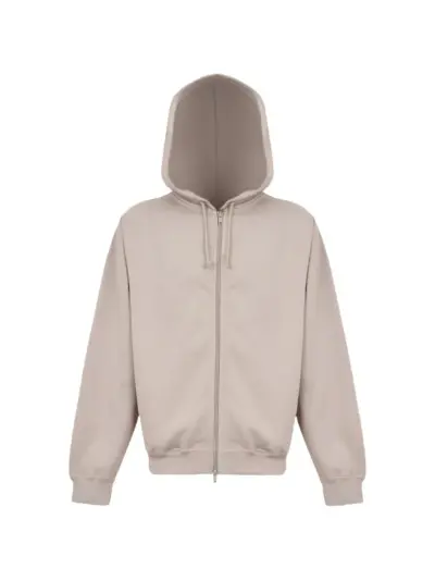 Y-3 zip-up hoodie - Neutrals