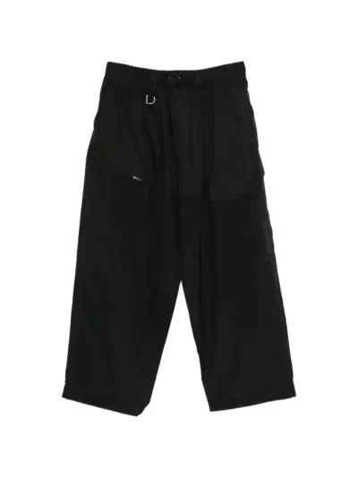 Y-3 zip-up trousers - Black