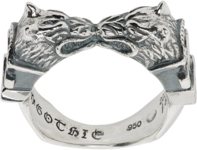 YOHJI YAMAMOTO Twin Wolf Dagger Ring