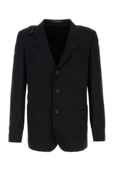 Yohji Yamamoto Black Wool Blazer