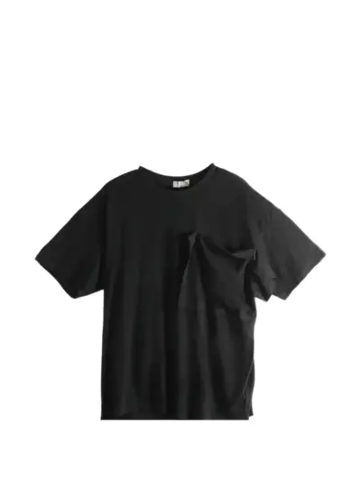 Yohji Yamamoto patch-pocket T-shirt - Black