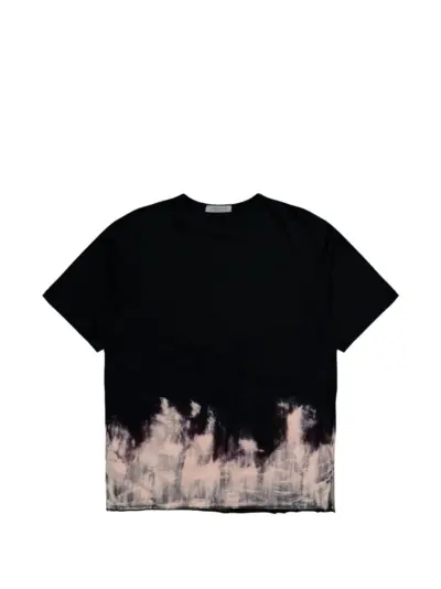 Yohji Yamamoto round-neck T-shirt - Black